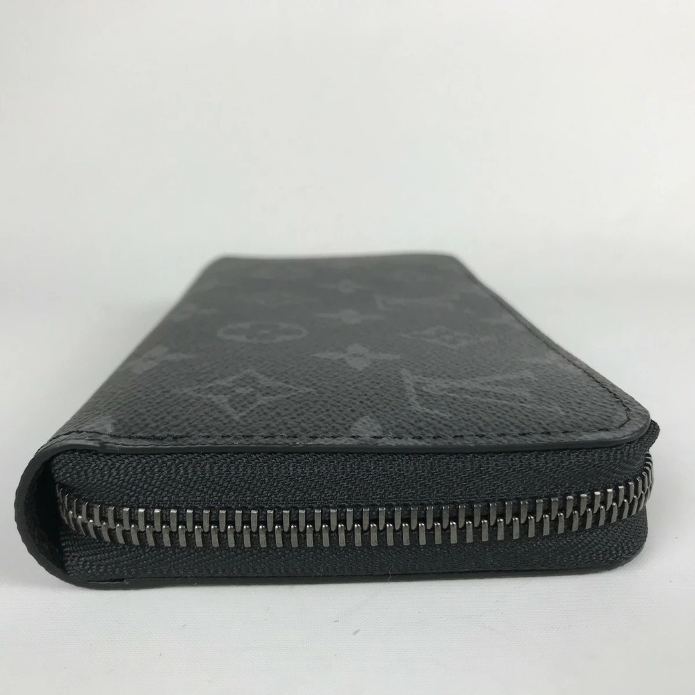 LOUIS VUITTON Long Wallet Zippy Monogram Horizontal Black - Picture 5 of 9
